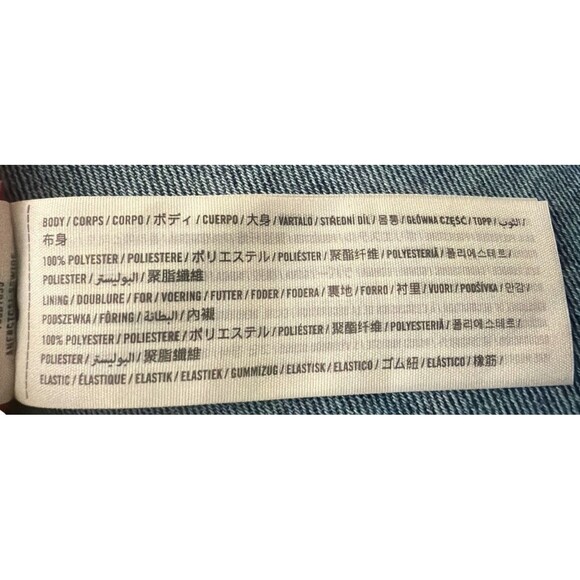 Abercrombie & Fitch Women’s Mini Dress – Size XS Puff Sleeve Smocked Elastic - Picture 6 of 6